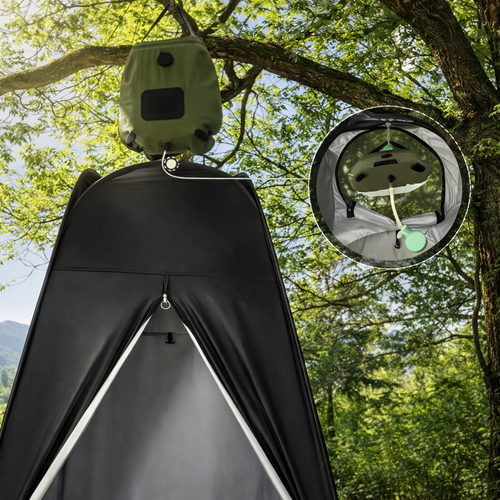 2-delige draagbare douche tent kit