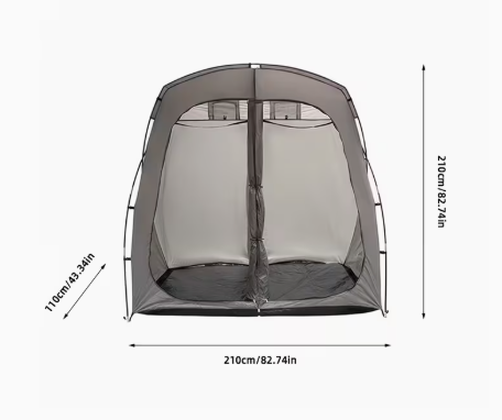 Draagbare Dubbele Buitendouche Tent |