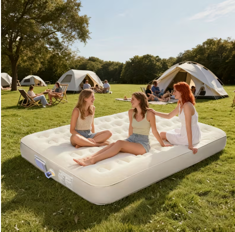 Luchtmatras met ingebouwde pomp