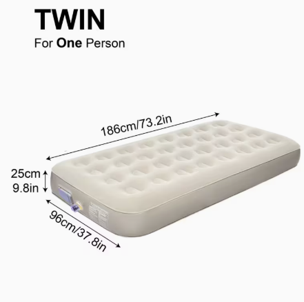 Luchtmatras met ingebouwde pomp