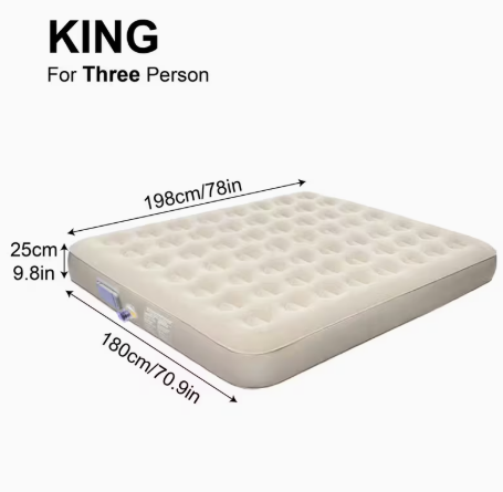 Luchtmatras met ingebouwde pomp