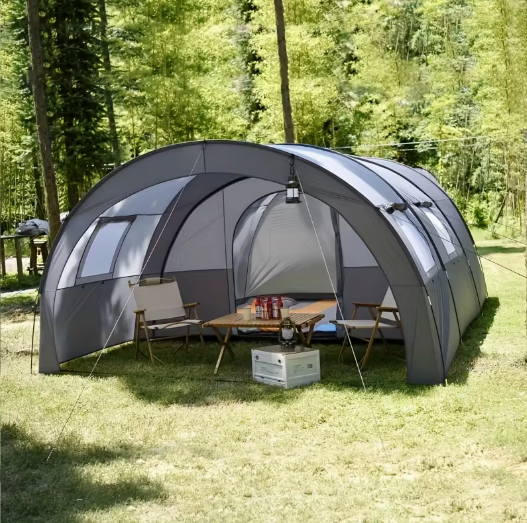 Extra grote tunneltent voor 8-10 personen