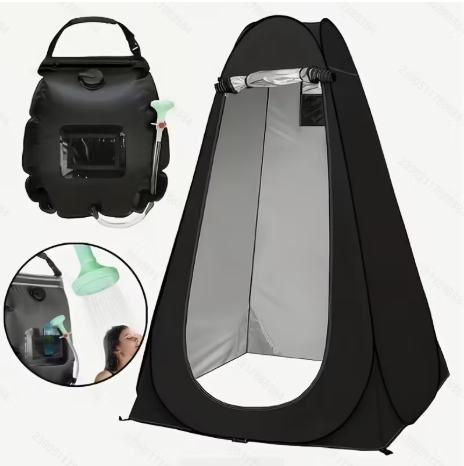 2-delige draagbare douche tent kit