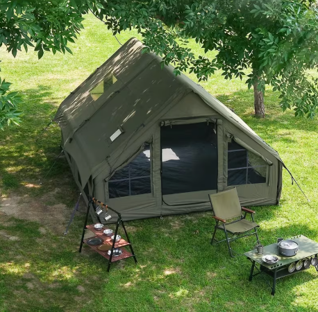 Opblaasbare Kampeertent voor 6-8 Personen