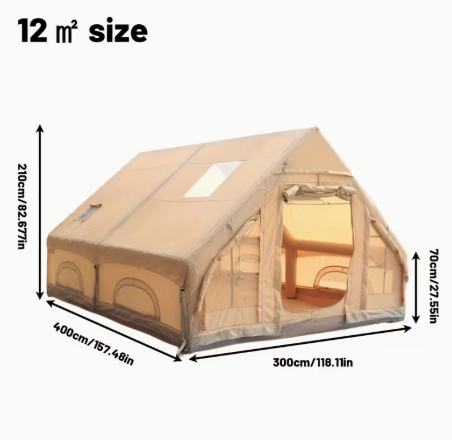Opblaasbare Kampeertent voor 6-8 Personen