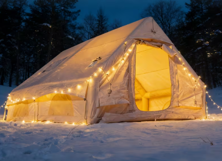 Opblaasbare Kampeertent voor 6-8 Personen