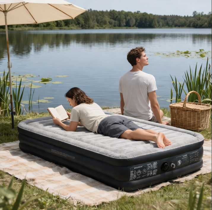 Opblaasbaar Campingluchtbed voor 1/2 Personen